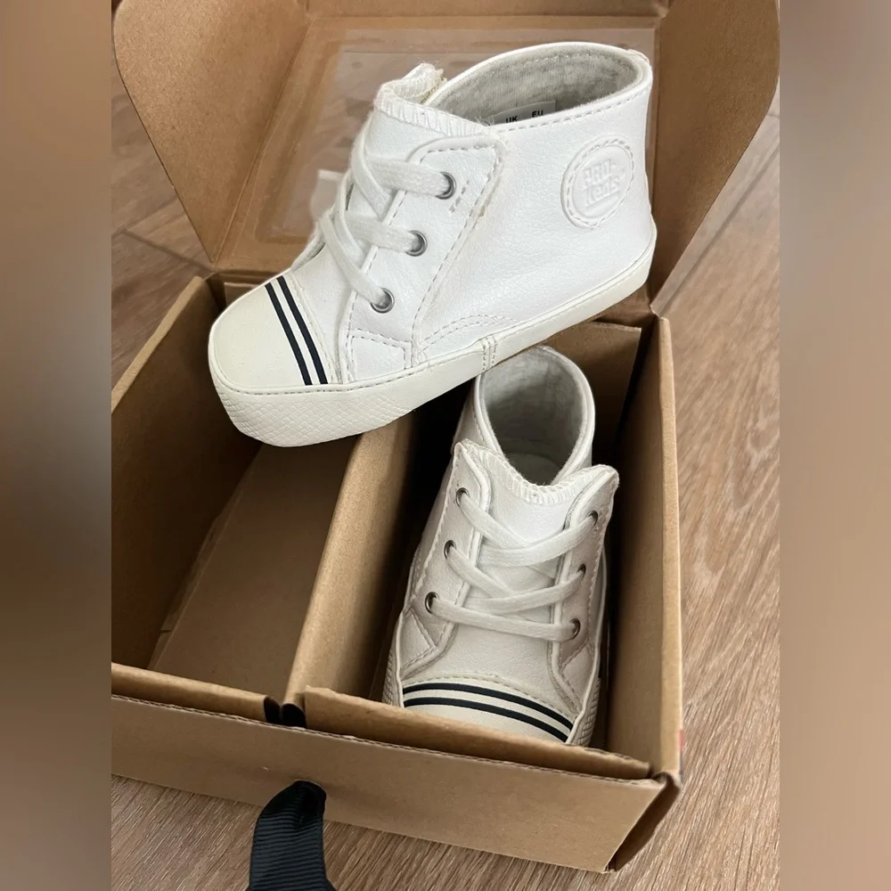 Brand New My First Pro-Keds White Unisex Baby Crib Shoe Size 4